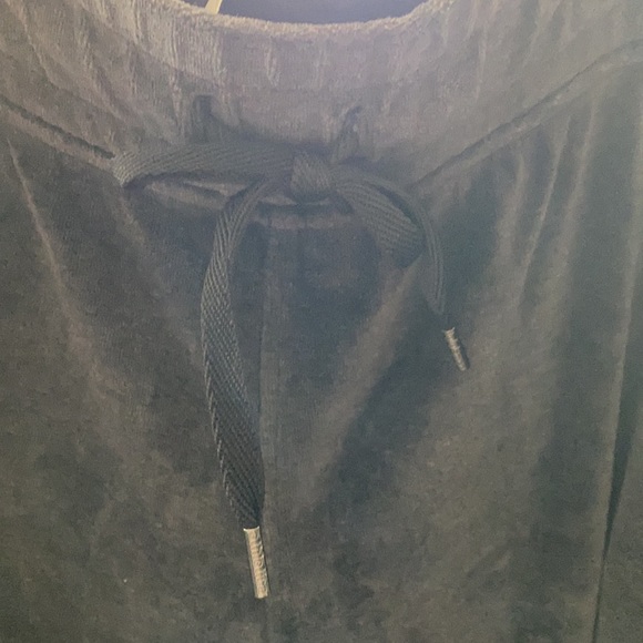 Lululemon black velour wide leg pants - Picture 8 of 8